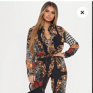 Pretty Little Things Oversized Satin Set